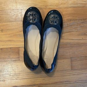 Tory Burch Black Ballet Flats Size 9.5